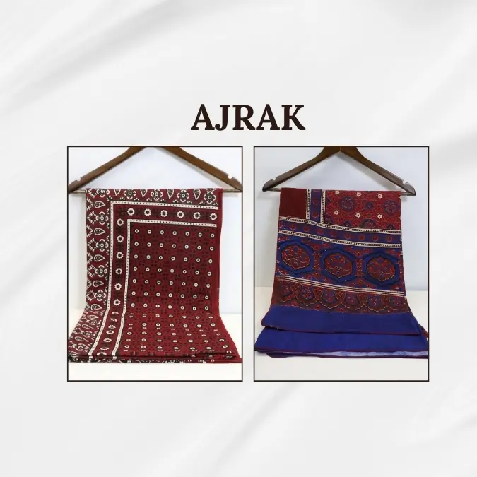Ajrak Dupatta view 3