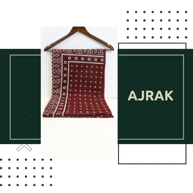 Ajrak Dupatta view 6