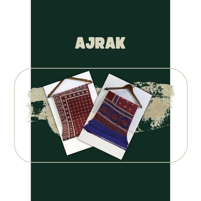 Ajrak Dupatta view 7